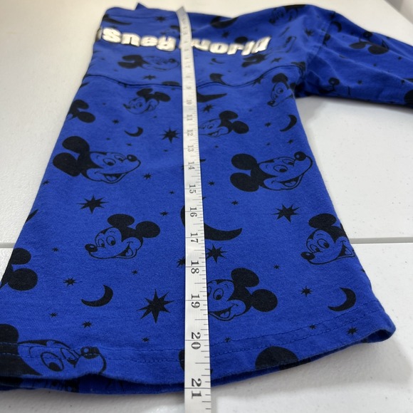 Walt Disney World Spirit Jersey Mickey Shirt Blue Moons & Stars Kids Size XL - Picture 11 of 11